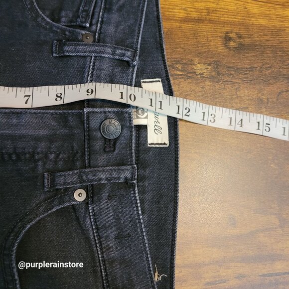 Madewell Jeans 27 Skinny 10" High Rise Eclipse Wash AC134 Tummy Control Stretch - Picture 9 of 12